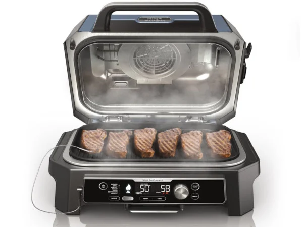 Ninja Roštilj OG901EU Woodfire PRO Connect XL1700W plava-crna (OG901EU) KUĆNI APARATI
