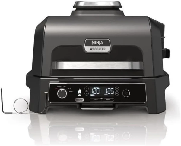 Ninja Roštilj OG850EU Woodfire Pro XL Electric BBQ Grill&Smoker 1700W crna-siva (OG850EU)  KUĆNI APARATI