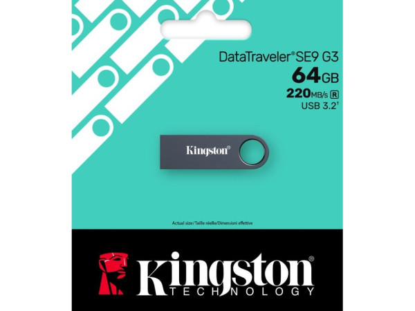 USB memorija KINGSTON KE-U2X64-1ACDataTraveler SE9 G3Dark Nickel' ( 'KE-U2X64-1AC' )  IT KOMPONENTE I PERIFERIJA