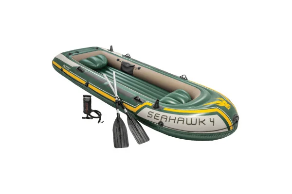 Intex Čamac za vodu 351 x 145 x 48cm Seahawk 4 set BAŠTA, BAZENI I ALATI