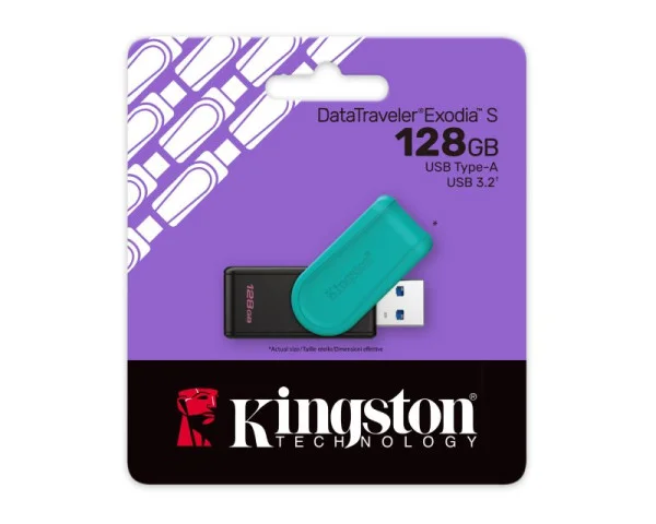 KINGSTON 128GB DataTraveler Exodia S USB 3.2 Gen1 DTXS128GB  IT KOMPONENTE I PERIFERIJA