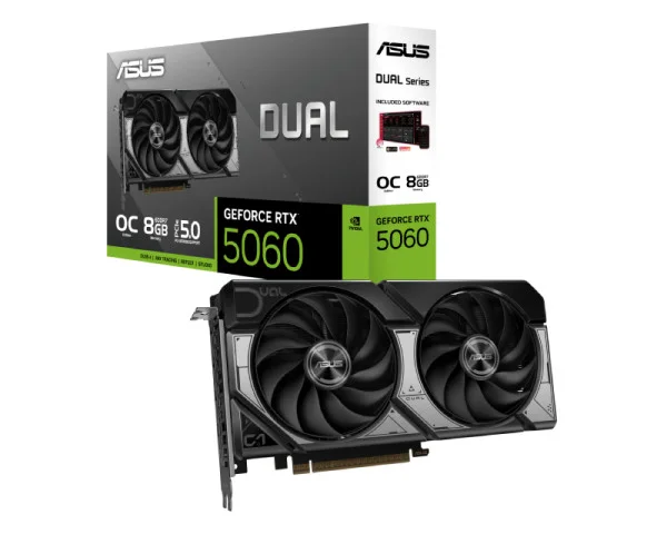 ASUS nVidia GeForce RTX 5060 8GB 128bit DUAL-RTX5060-O8G grafička karta IT KOMPONENTE I PERIFERIJA
