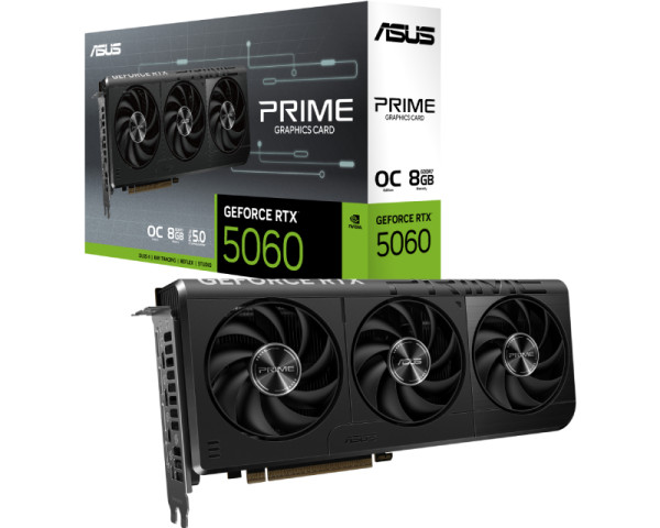 ASUS nVidia GeForce RTX 5060 16GB PRIME-RTX5060-O8G grafička karta IT KOMPONENTE I PERIFERIJA