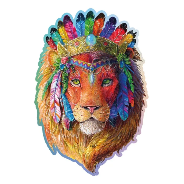 Mystic Lion Wooden Puzzle XL (505 Pieces) Logik grupe