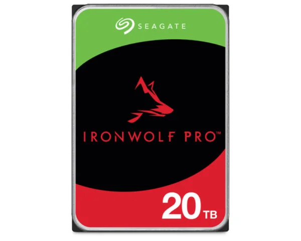 SEAGATE 20TB 3.5'' SATA III 256MB 7200rpm ST20000NT001 IronWolf Pro hard disk IT KOMPONENTE I PERIFERIJA