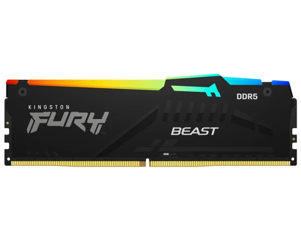 KINGSTON DIMM DDR5 32GB 5600MTs KF556C36BBE2A-32 FURY Beast Black RGB EXPO  IT KOMPONENTE I PERIFERIJA