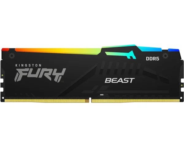 KINGSTON DIMM DDR5 64GB (2x32GB kit) 6000MTs KF560C36BBE2AK2-64 FURY Beast RGB EXPO  IT KOMPONENTE I PERIFERIJA