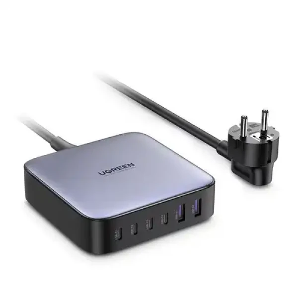 Ugreen punjač GaN 200W 4 x USB tip C  2 x USB-A sivi (CD271) MOBILNI TELEFONI I TABLETI
