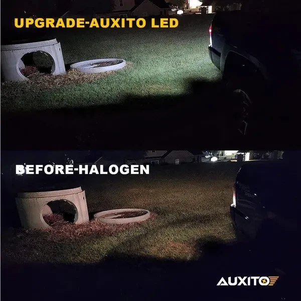 AUXITO 7443 LED 2600lm 6000K belo za rikvercstopmigavac 7443-54H-DD-W2 par POKUĆSTVO