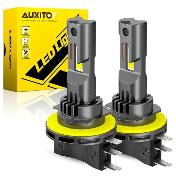 AUXITO H15 LED Farovi 6000K 1:1 Dizajn sa Turbo Ventilatorom DD-GF-H15 Set 2 kom POKUĆSTVO