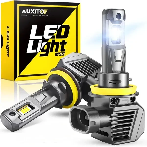 AUXITO LED H11 Farovi 1:1 sa Turbo Hlađenjem – 6500K DD-M5S-H11 Set 2 kom POKUĆSTVO