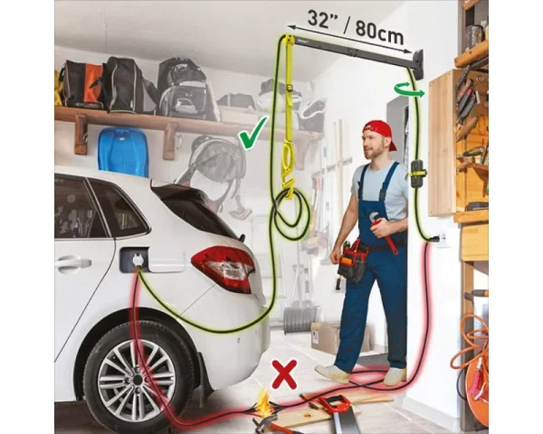 BARKAN EV80WM zidni nosač kabla za punjenje električnih vozila 80cm  POKUĆSTVO