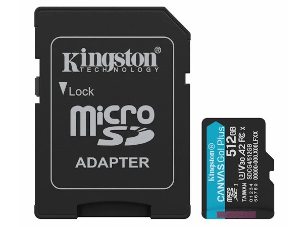 Kingston Memorijska kartica SDCG4512GB Canvas Go! Plus microSD 200160MBs+adapter IT KOMPONENTE I PERIFERIJA