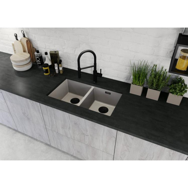 BLANCO REŠETKASTA KORPICA ZA SLIVNIK black matt POKUĆSTVO