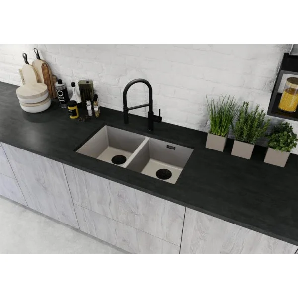 BLANCO REŠETKASTA KORPICA ZA SLIVNIK black matt POKUĆSTVO