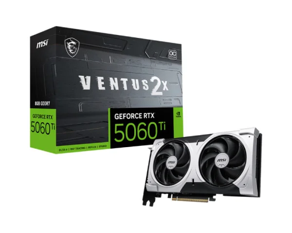MSI GeForce RTX 5060 TI VENTUS 8G 128bit RTX 5060 Ti 8G VENTUS 2X OC PLUS grafička karta IT KOMPONENTE I PERIFERIJA