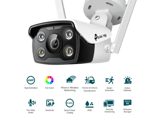 TP-LINK VIGI C340-W Bullet kamera WiFi Full-Colour 4mm IR30m  POKUĆSTVO