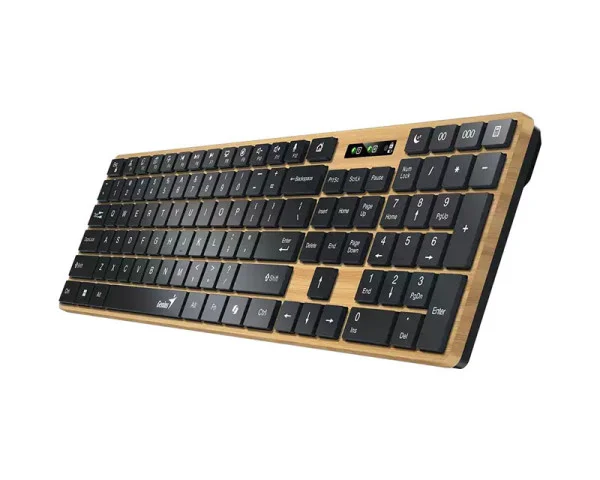 GENIUS SlimStar 7250BT, AI, Pine Wood YU wireless tastatura  IT KOMPONENTE I PERIFERIJA
