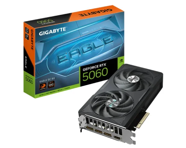 GIGABYTE nVidia GeForce RTX 5060 EAGLE OC 8GB 128bit GV-N5060EAGLE OC-8GD rev 1.0 grafička karta IT KOMPONENTE I PERIFERIJA