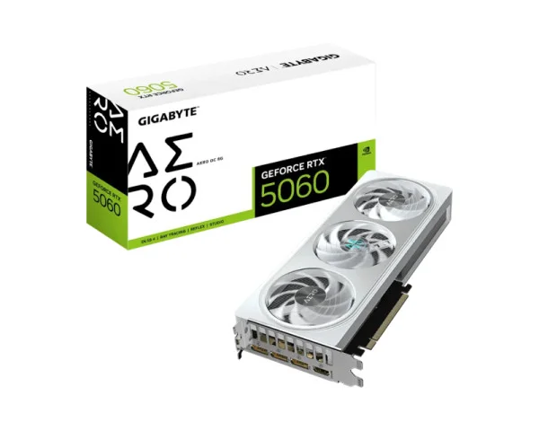 GIGABYTE nVidia GeForce RTX 5060 AERO 8GB 128bit GV-N5060AERO OC-8GD rev. 1.0 grafička karta IT KOMPONENTE I PERIFERIJA