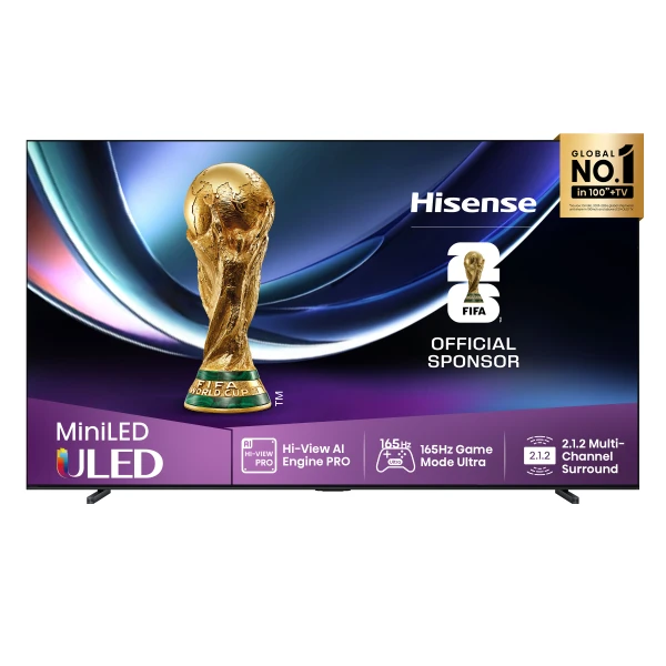 HISENSE 100 inča 100U7Q PRO Mini-LED 4K UHD Smart TV TV, AUDIO,VIDEO