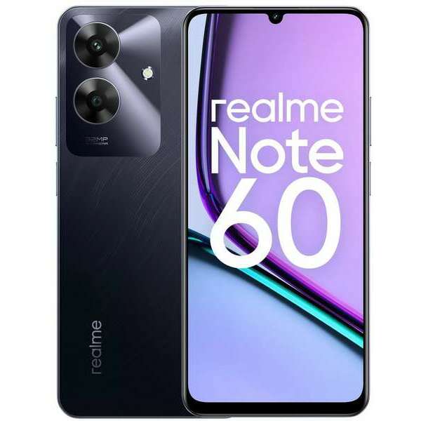 REALME Note 60 6GB 128GB Marble Black RMX3933 mobilni telefon  MOBILNI TELEFONI I TABLETI