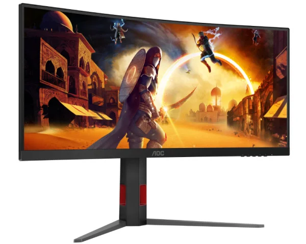 AOC 34 inča CU34G4Z WQHD 3440x1440 Fast VA 240 Hz zakrivljeni gaming monitor  MONITORI
