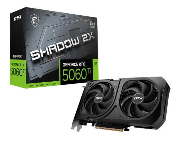 MSI GeForce RTX 5060 TI 8G 128bit RTX 5060 Ti 8G SHADOW 2X OC PLUS grafička karta IT KOMPONENTE I PERIFERIJA