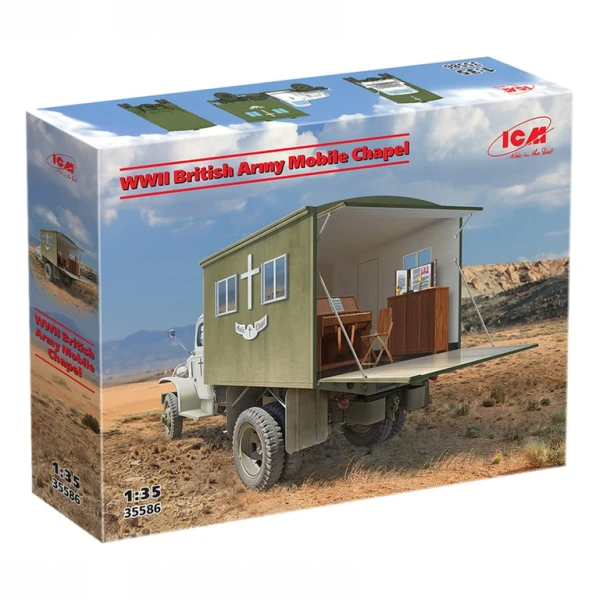 Model Kit Military - WWII British Army Mobile Chapel 1:35 POKUĆSTVO