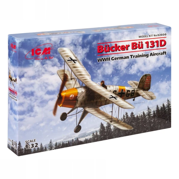 Model Kit Aircraft - Bücker Bü 131D WWII German Training Aircraft 1:32 POKUĆSTVO