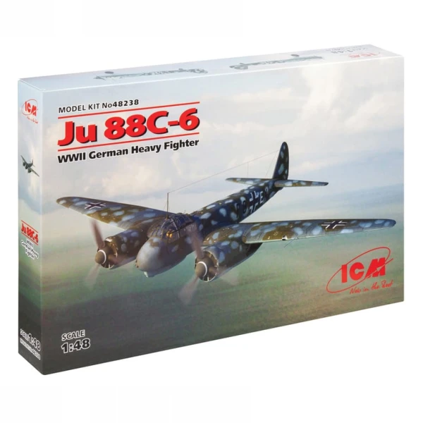 Model Kit Aircraft - Ju 88?-6 WWII German Heavy Fighter 1:48 POKUĆSTVO