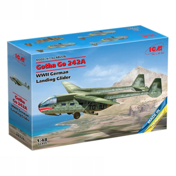 Model Kit Aircraft - Gotha Go 242A WWII German Landing Glider 1:48 POKUĆSTVO