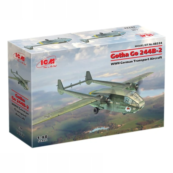Model Kit Aircraft - Gotha Go 244B-2 WWII German Transport Aircraft 1:48 POKUĆSTVO