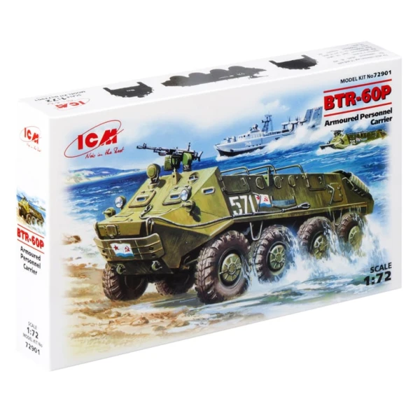 Model Kit Military - BTR-60P, Armoured Personnel Carrier 1:72 POKUĆSTVO