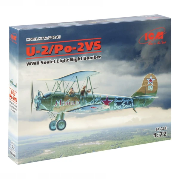 Model Kit Aircraft - U-2/Po-2VS WWII Soviet Light Night Bomber 1:72 POKUĆSTVO
