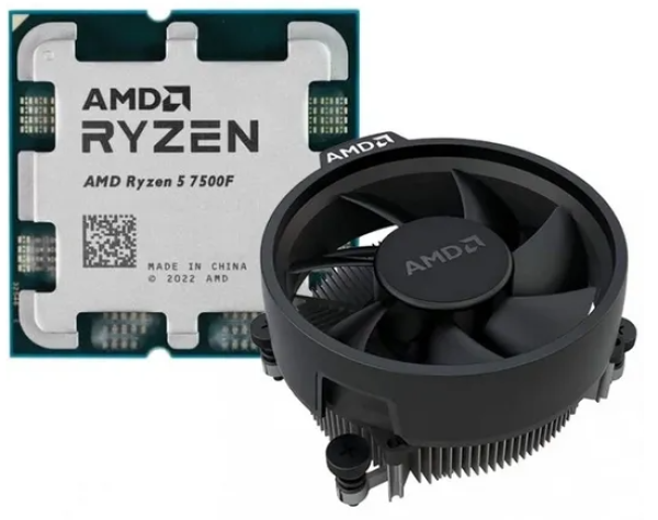 AMD CPU AM5  Ryzen 7500F 5.20GHZ 100-100000597MPK IT KOMPONENTE I PERIFERIJA