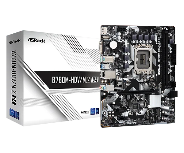 ASRock MB s1700 B760M-HDVM.2 D4 90-MXBL40-A0UAYZ IT KOMPONENTE I PERIFERIJA