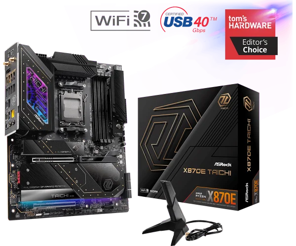 ASRock MB AM5 X870E TAICHI 90-MXBP90-A0UAYZ IT KOMPONENTE I PERIFERIJA