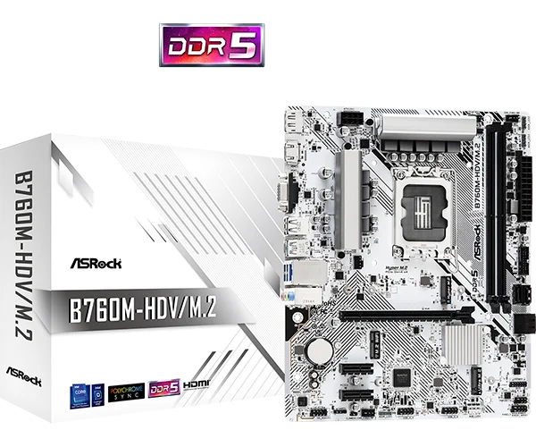 ASRock MB s1700 B760M-HDVM.2 D5 IT KOMPONENTE I PERIFERIJA