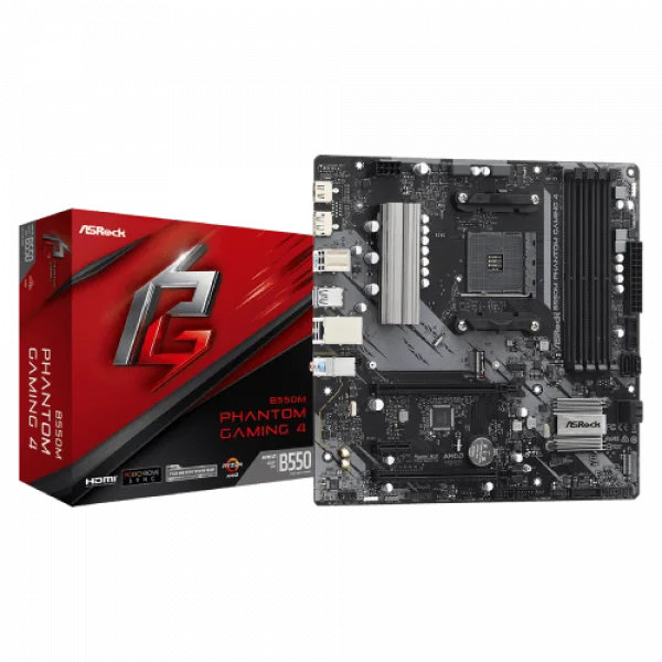 ASRock MB AM4 B550M Phantom Gaming 4 90-MXBE90-A0UAYZ IT KOMPONENTE I PERIFERIJA
