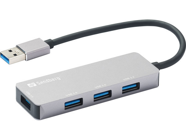 Sandberg USB HUB 333-67 1 x USB3.0 + 3 x 2.0 SAVER IT KOMPONENTE I PERIFERIJA