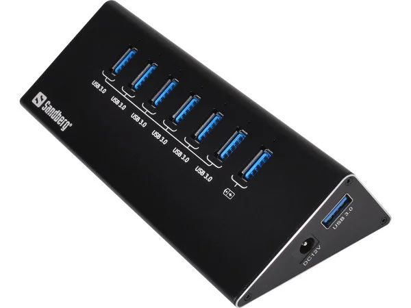 Sandberg USB HUB 7 port USB 3.0 sa napajanjem 133-82 IT KOMPONENTE I PERIFERIJA