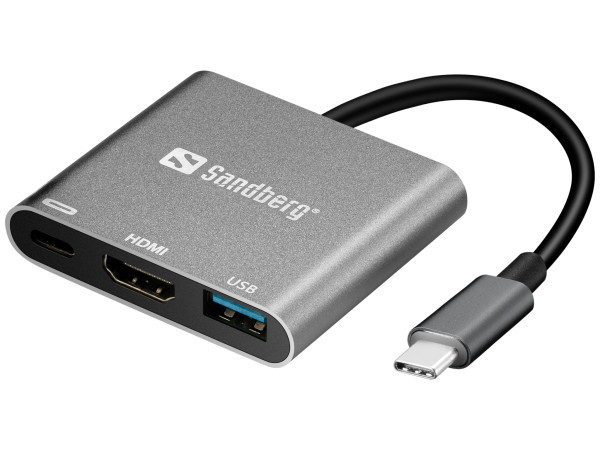 Sandberg Adapter 136-00 USB-C na HDMI+USB A+USB-C POKUĆSTVO