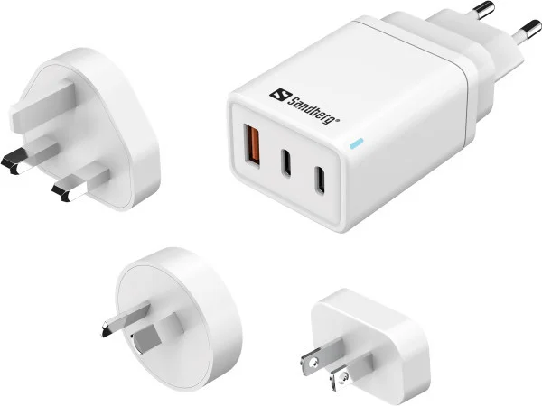 Sandberg 3in1 TravelCharger USB-CA 65W 441-59 IT KOMPONENTE I PERIFERIJA