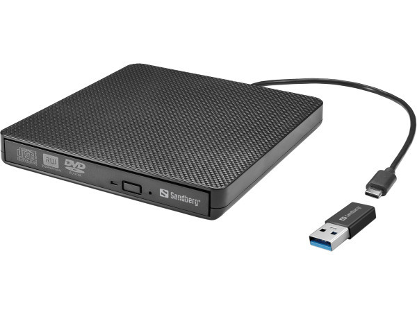 Sandberg USB-C DVD-RW SATA 136-62 TV, AUDIO,VIDEO