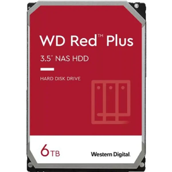 WD HDD 6TB WD60EFPX Red Plus 5400RPM 256MB IT KOMPONENTE I PERIFERIJA