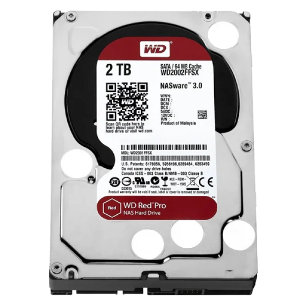 WD HDD 2TB WD2002FFSX 64MB 7200rpm Red Pro IT KOMPONENTE I PERIFERIJA