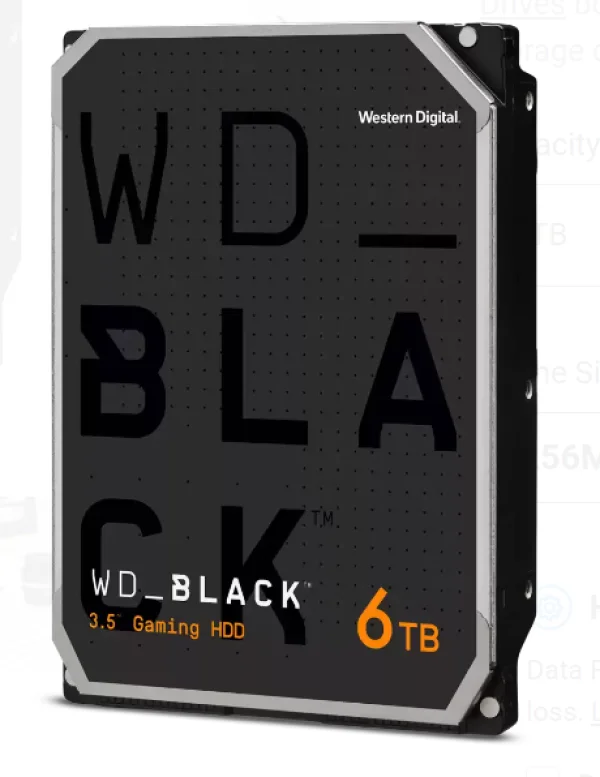 WD HDD WD 6TB WD6004FZWX 7200RPM 128M Black IT KOMPONENTE I PERIFERIJA