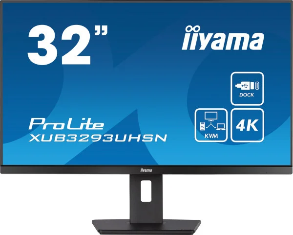 Iiyama Monitor 31.5'' XUB3293UHSN-B5 IPS 3840x21606 MONITORI