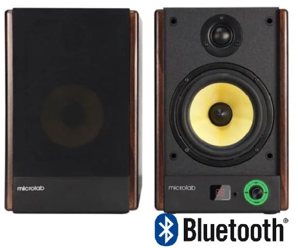 Microlab SOLO5 Aktivni drveni zvučnici 2.0 90W RMS (30W+15W)*2 5,25+1, Bluetooth, Optical, 2RCA TV, AUDIO,VIDEO